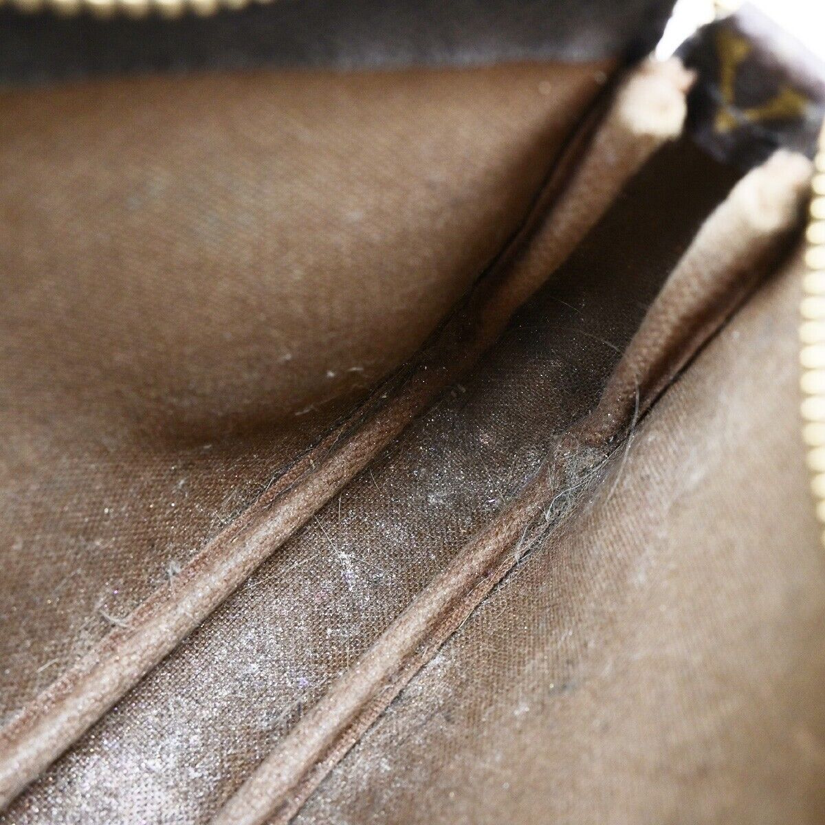 LOUIS VUITTON Mini Pochette Accessoires Hand Bag Monogram Leather M58009 35ED788