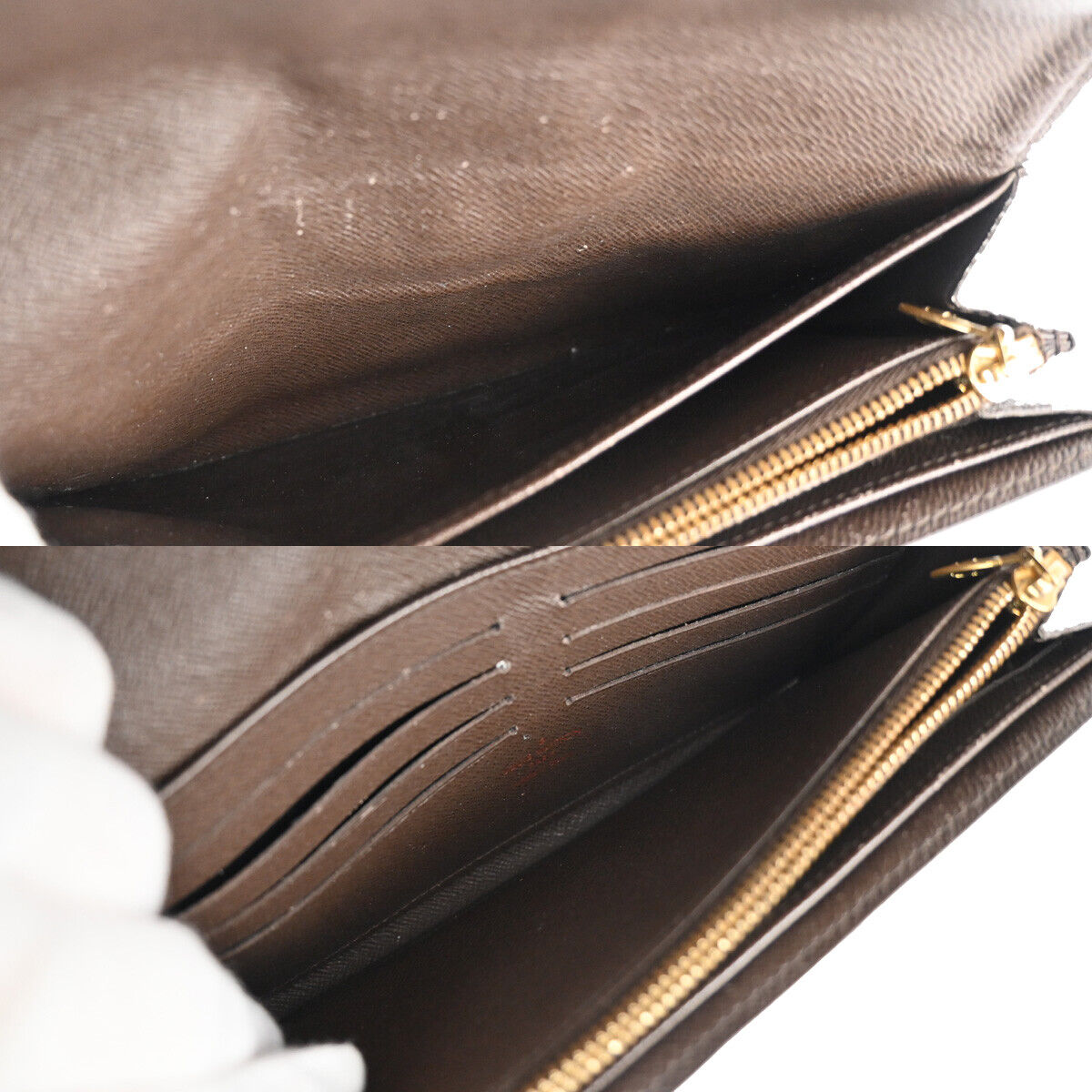 LOUIS VUITTON Portefeuille Sistina Long Wallet Damier Leather BN N61747 04YE302
