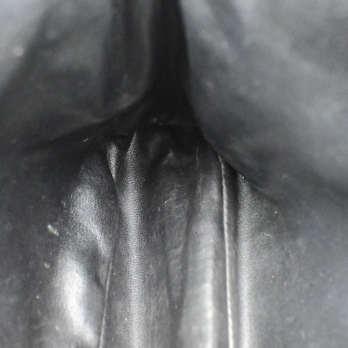 CHANEL CC Logo Matelasse Chain Shoulder Bag Leather Black GHW Vintage 10RK661