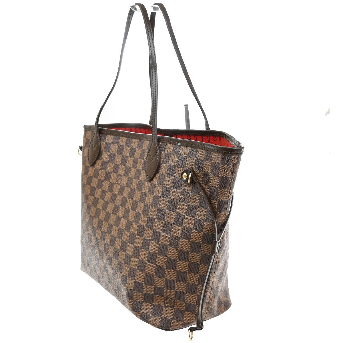 LOUIS VUITTON Neverfull MM Shoulder Bag Damier Ebene Leather BN N51105 636RP174