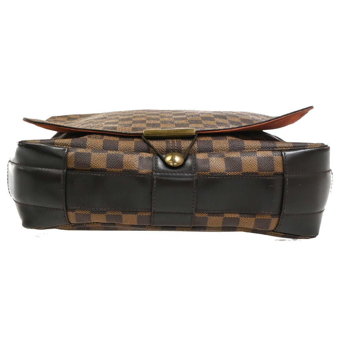 LOUIS VUITTON Bastille Shoulder Bag Damier Ebene Leather Brown N45258 85CA824