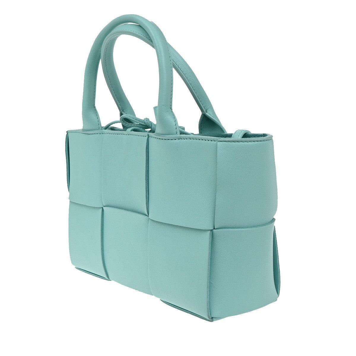 BOTTEGA VENETA Cassette Intrecciato 2Way Shoulder Hand Bag Leather Blue 620RP103