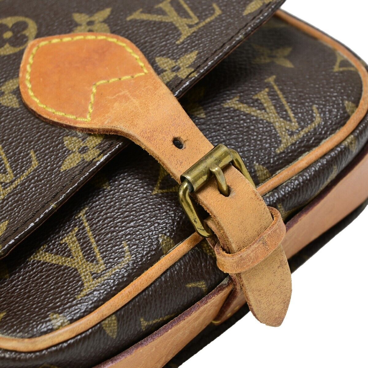 LOUIS VUITTON Mini Cartouchiere Shoulder Bag Monogram Leather BN M51254 34EB343