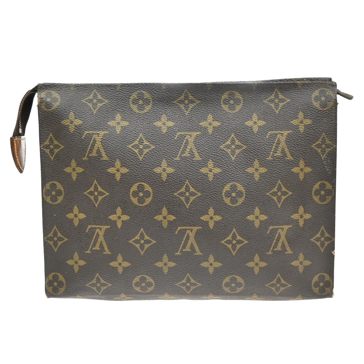 LOUIS VUITTON Poche Toilette 26 Clutch Pouch Bag Monogram Leather M47542 02SA021