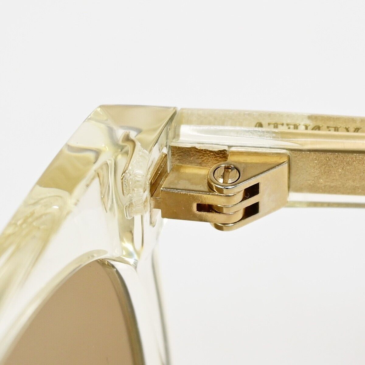 BOTTEGA VENETA Logo Sunglasses BV1022SK Plastic Gold Italy 04KA245