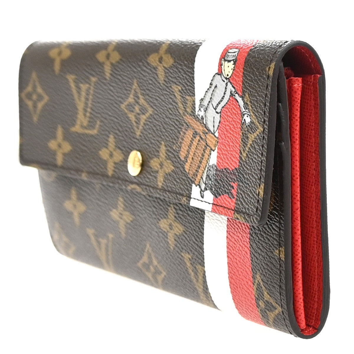 LOUIS VUITTON Portefeuille Sarah Wallet Monogram Groom BN France M60034 74MA587