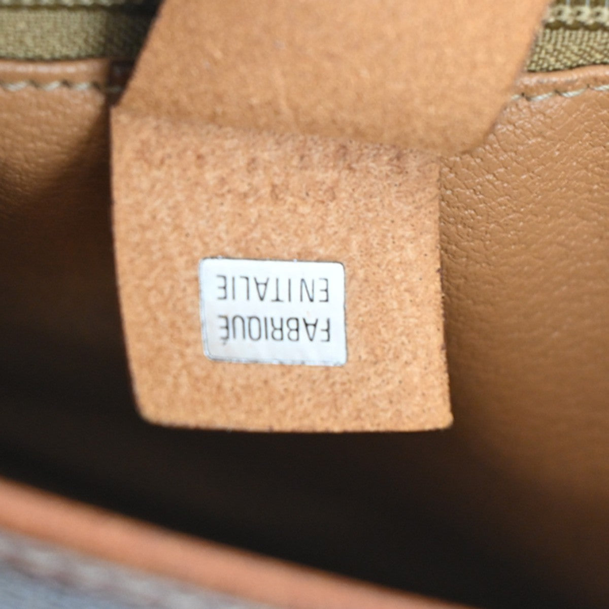 CELINE Logo Macadam Pattern Shoulder Tote Bag PVC Leather Brown GHW 33KC141