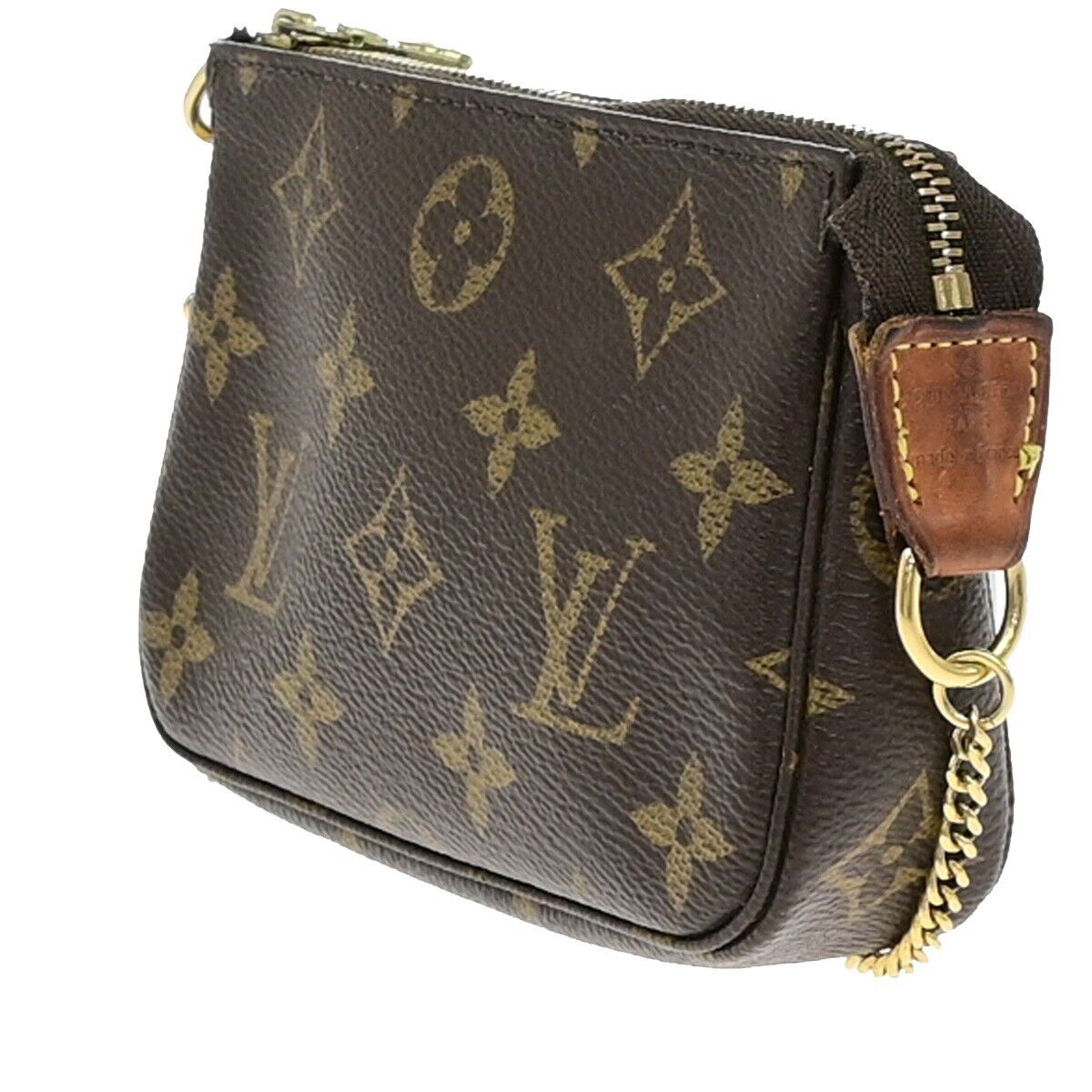 LOUIS VUITTON Mini Pochette Accessoires Hand Bag Monogram Leather M58009 35ED788