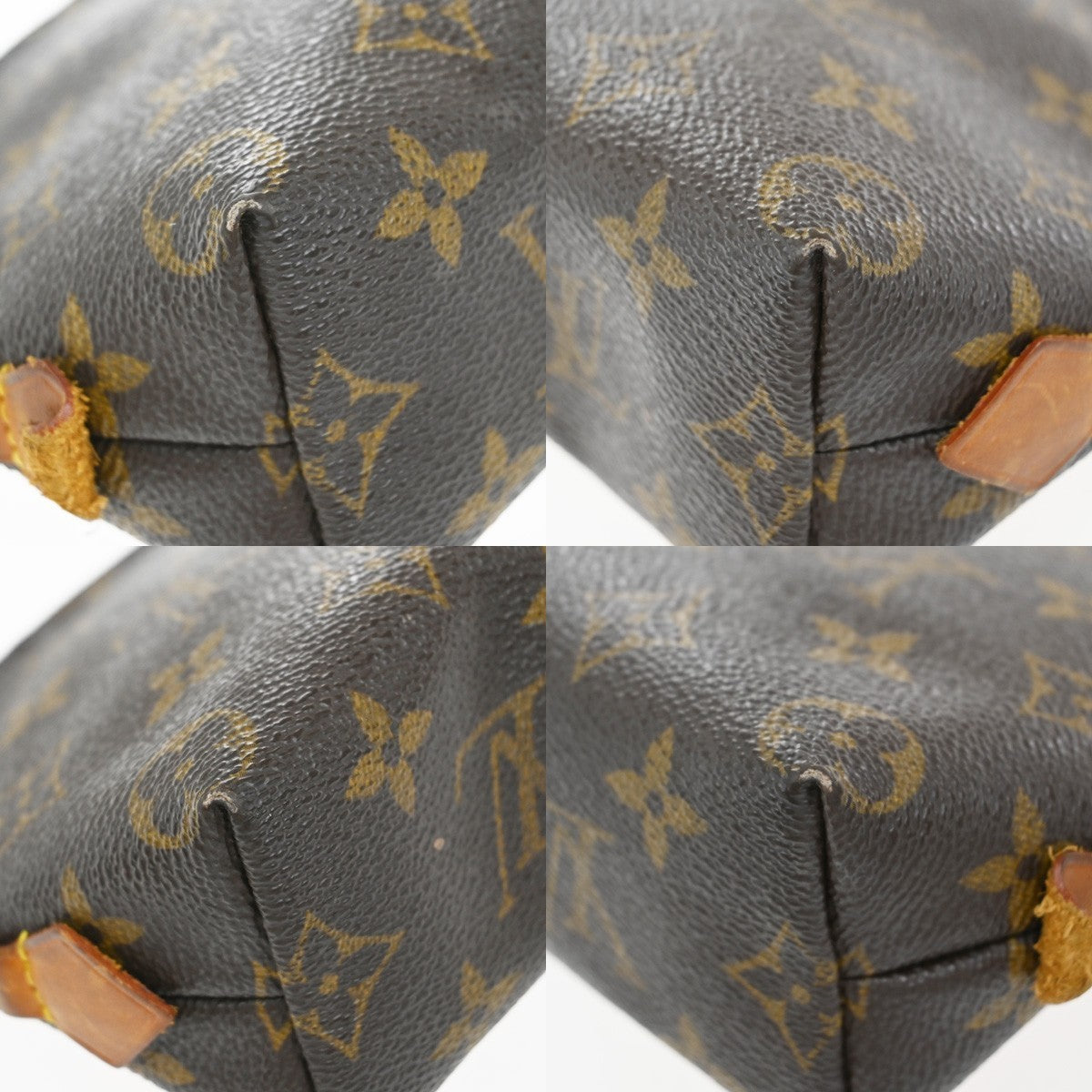 LOUIS VUITTON Pochette Cosmetic Pouch Bag Monogram Leather BN M47515 66EF909