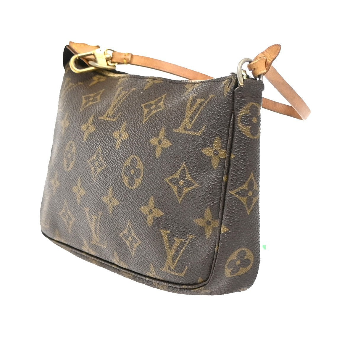 LOUIS VUITTON Pochette Accessoires Hand Bag Monogram Leather BN M51980 18ZA268