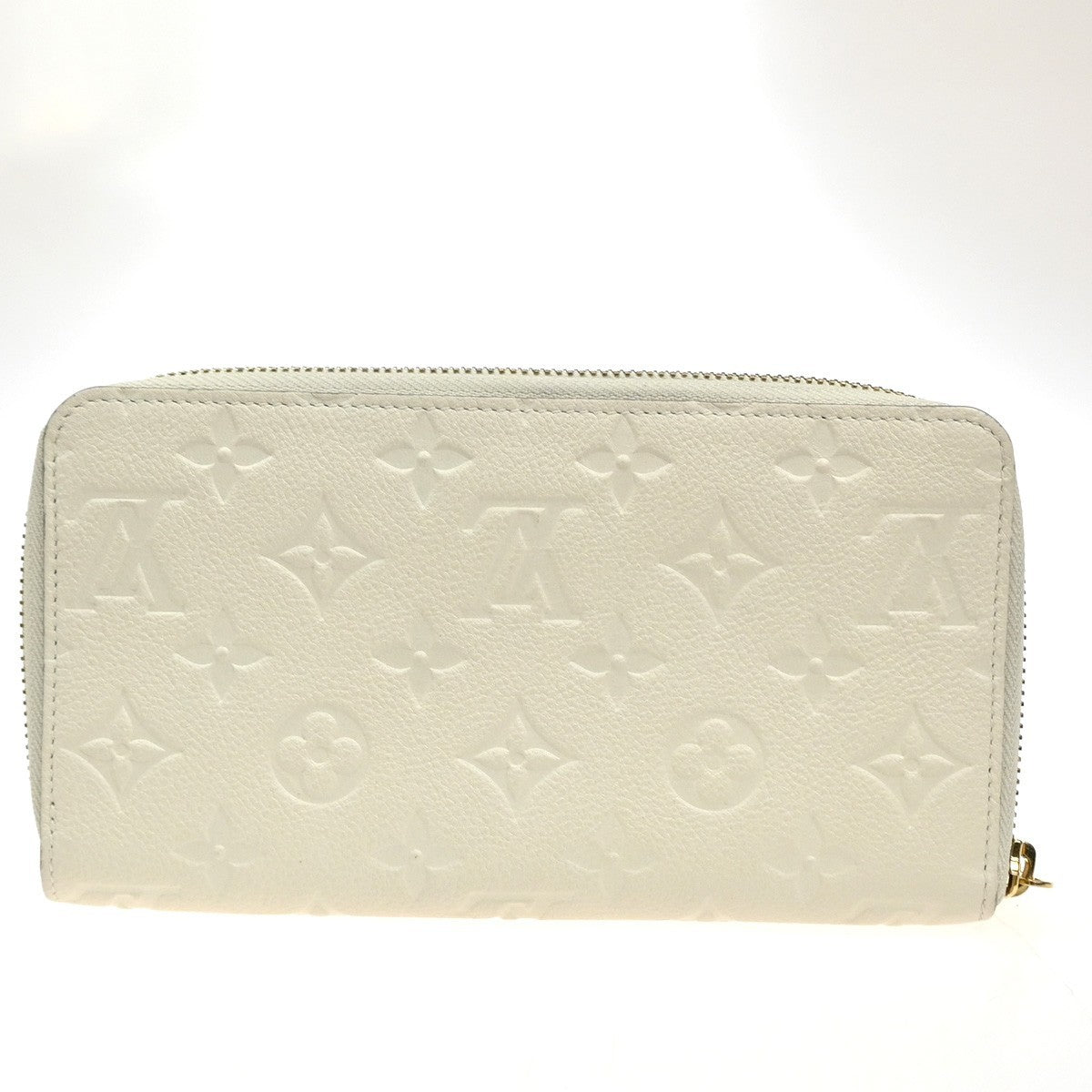 LOUIS VUITTON Secret Long Wallet Monogram Empreinte White M93437 77MA577