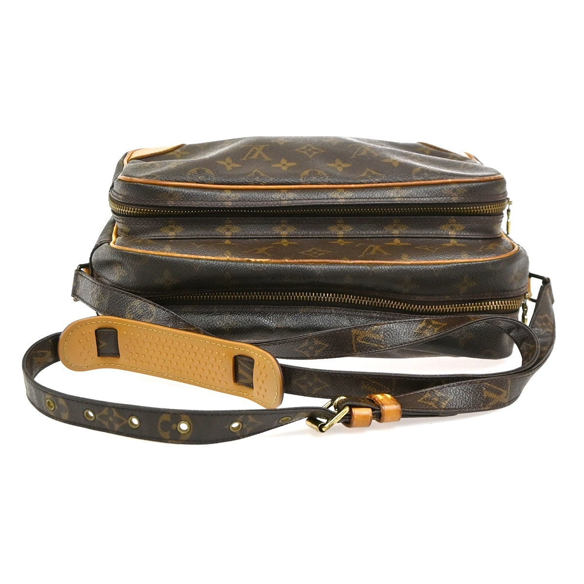 LOUIS VUITTON Nile Crossbody Shoulder Bag Monogram Leather Brown M45244 62CA813