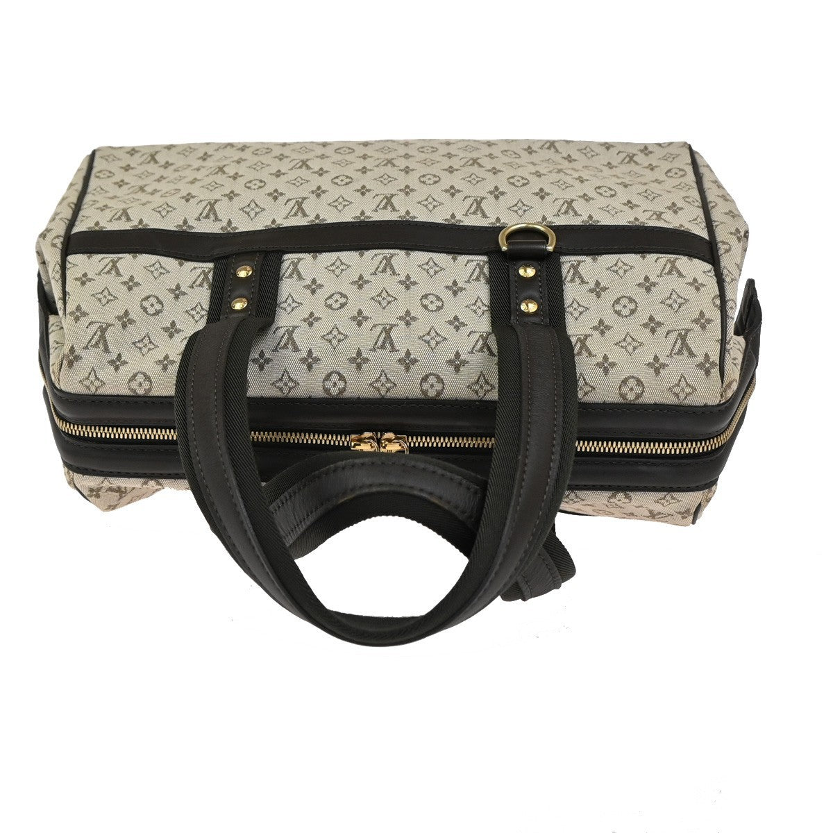 LOUIS VUITTON Josephine GM Hand Bag Monogram Mini Canvas Leather M92310 35ZA355