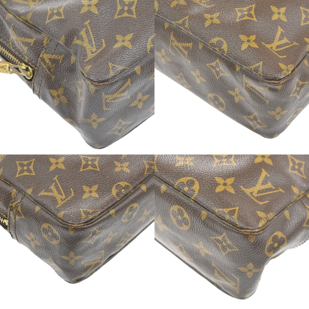 LOUIS VUITTON Trousse Toilette 28 Clutch Hand Bag Monogram Brown M47522 66MA051