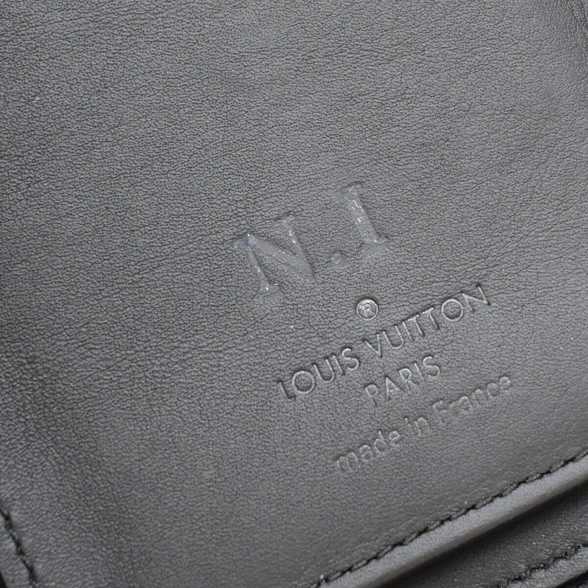 LOUIS VUITTON Zippy Wallet Vertical Damier Infini Leather Black N63548 68ED248