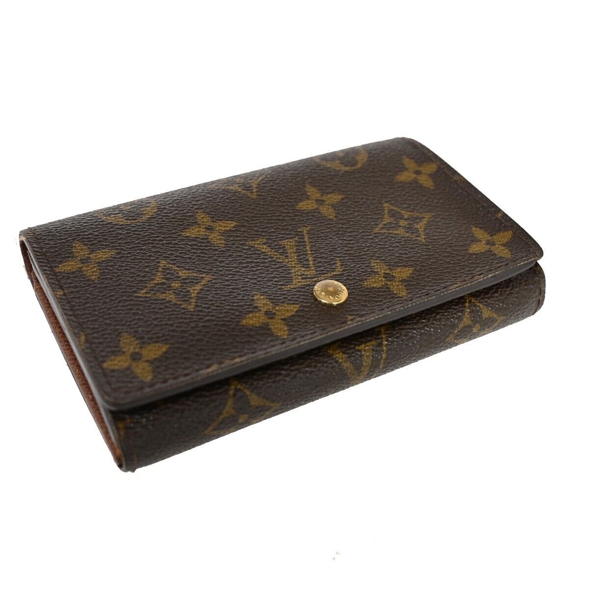LOUIS VUITTON Porte Monnaie Billets Tresor Bifold Wallet Monogram M61730 66SH502