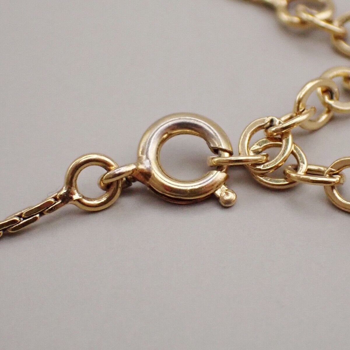 CHRISTIAN DIOR CD Logo Pendant Necklace Charm Gold Silver 02YG839