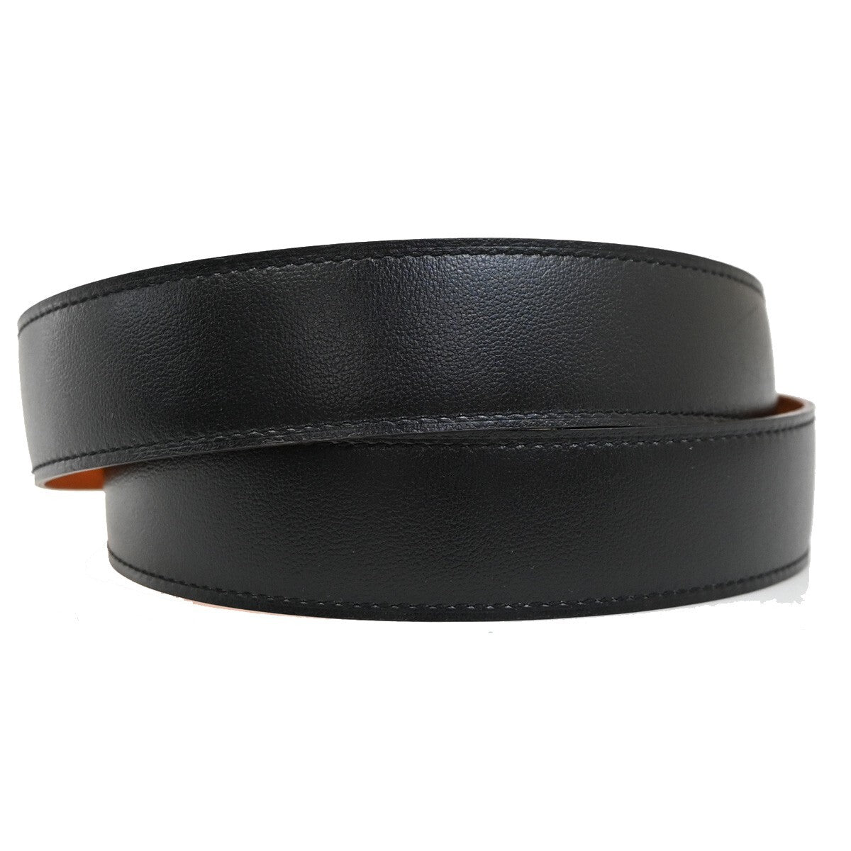 HERMES Constance Reversible Buckle Belt Size 100 Leather Brown Orange 89RF273