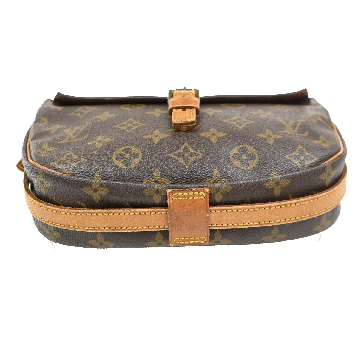 LOUIS VUITTON Jeune Fille MM Shoulder Bag Monogram Leather Brown M51226 33PA124