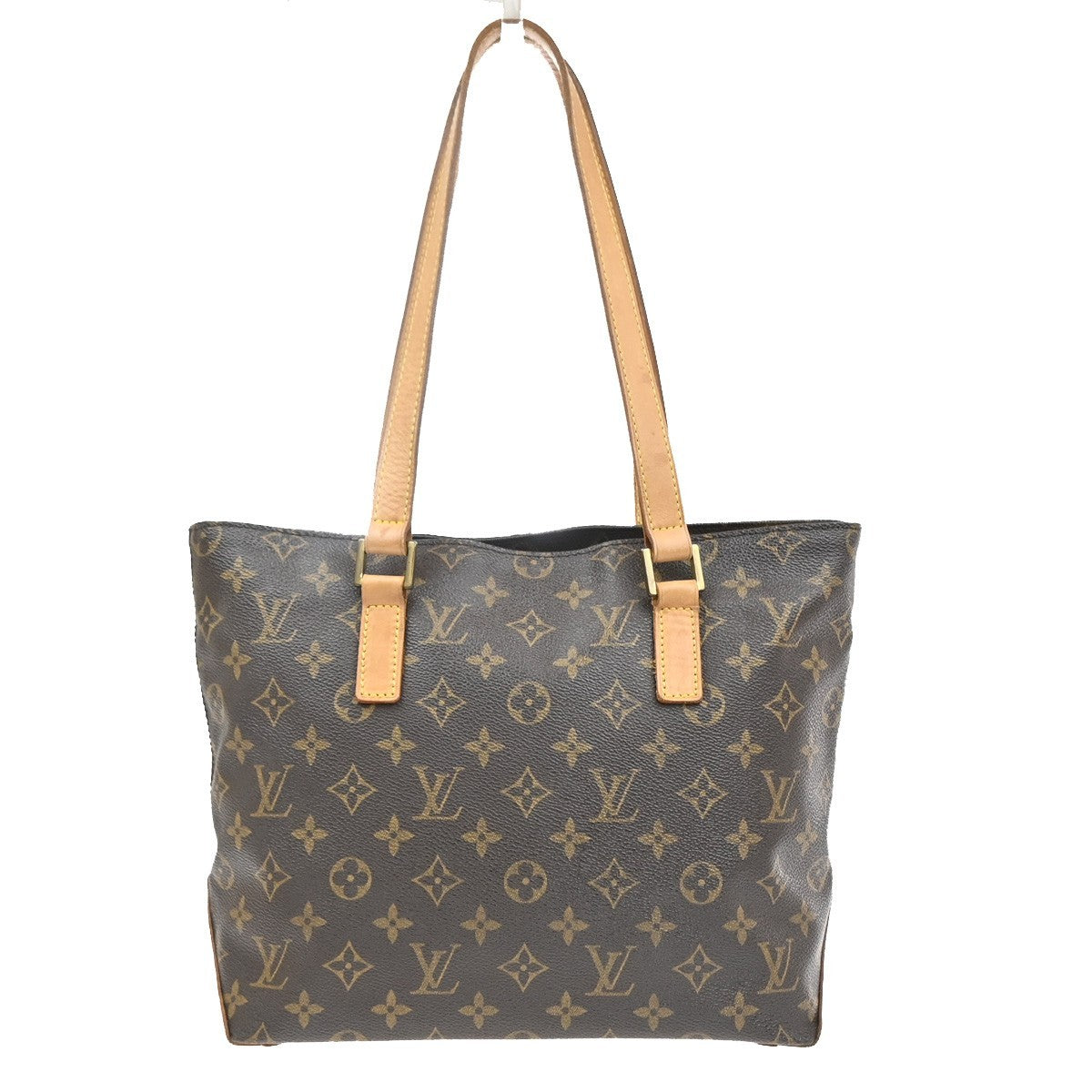 LOUIS VUITTON Cabas Piano Shoulder Bag Monogram Leather Brown M51148 78YJ151