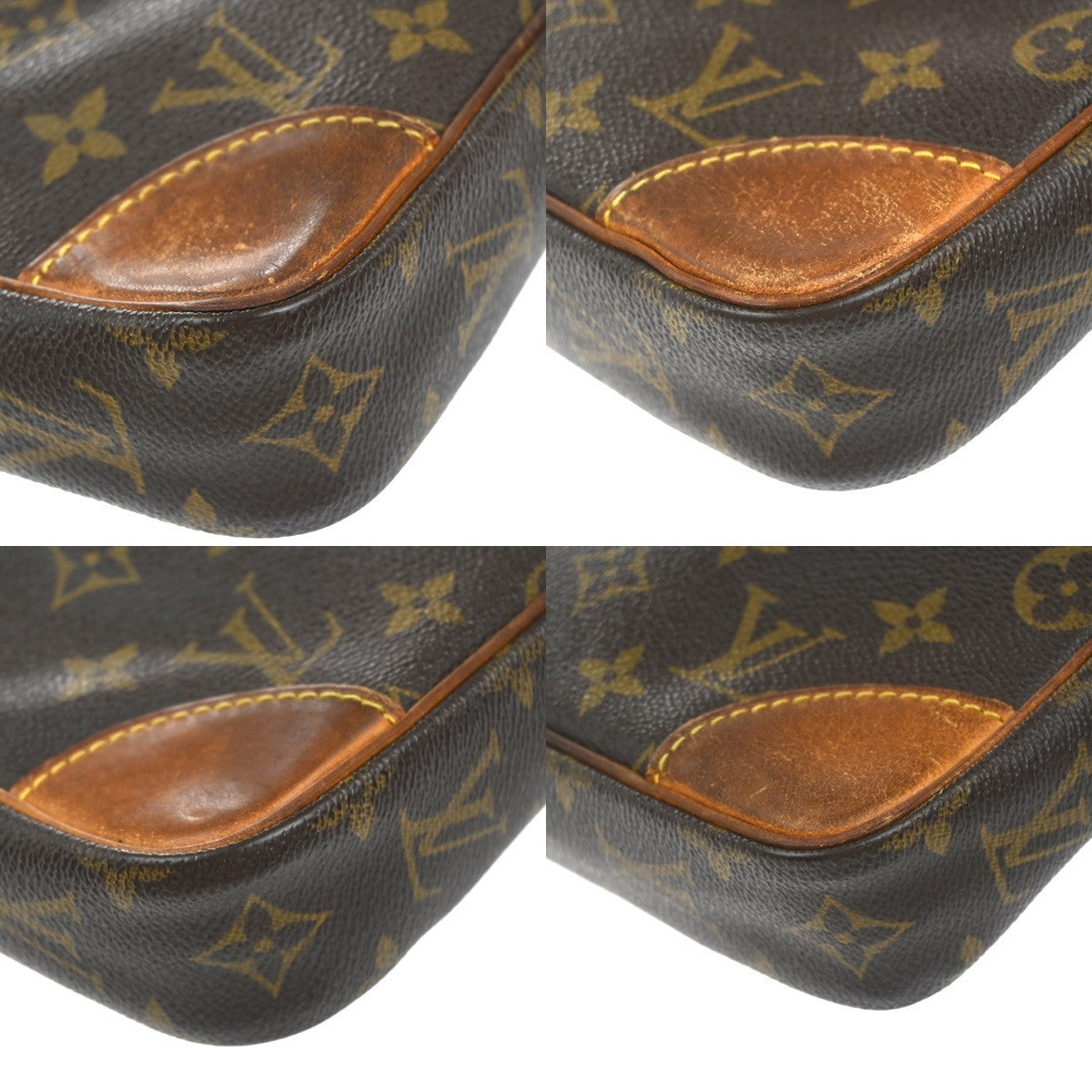 LOUIS VUITTON Marly Dragonne GM Clutch Hand Bag Monogram Brown M51825 67KP477