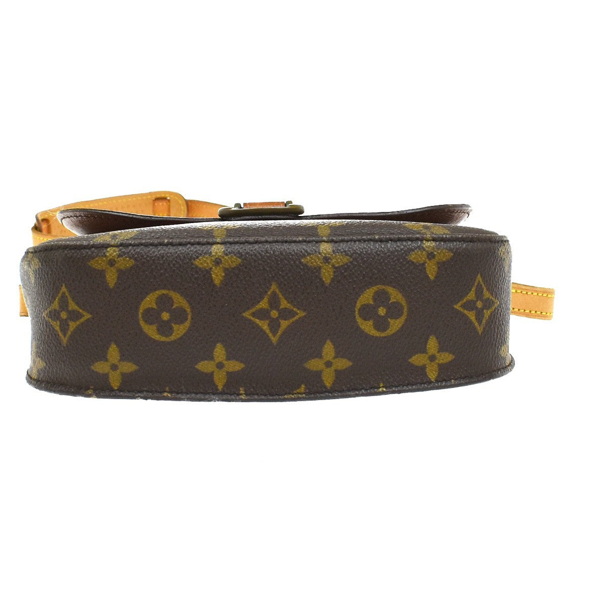LOUIS VUITTON Saint Cloud MM Shoulder Bag Monogram Leather Brown M51243 36KB309