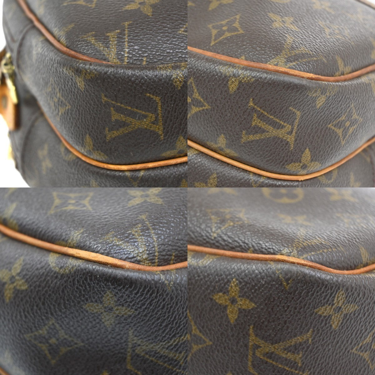 LOUIS VUITTON Reporter PM Crossbody Shoulder Bag Monogram Leather M45254 33KC297