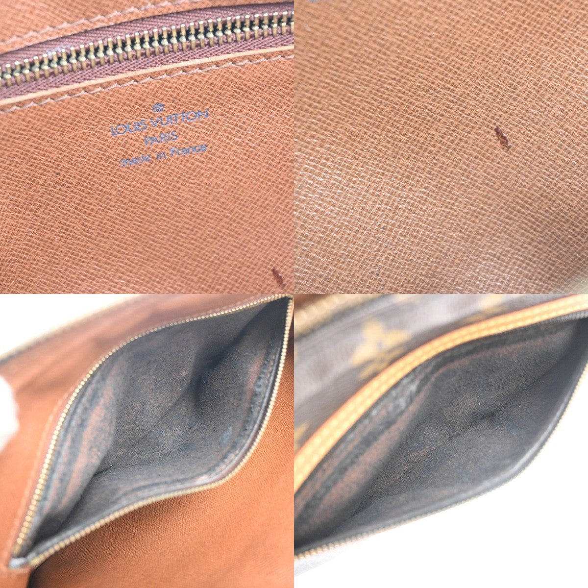 LOUIS VUITTON Marly Dragonne GM Clutch Hand Bag Monogram Brown M51825 33MA520