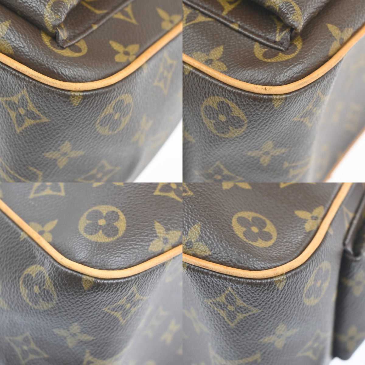 LOUIS VUITTON Multipli Cite Shoulder Bag Monogram Leather Brown M51162 52KP546