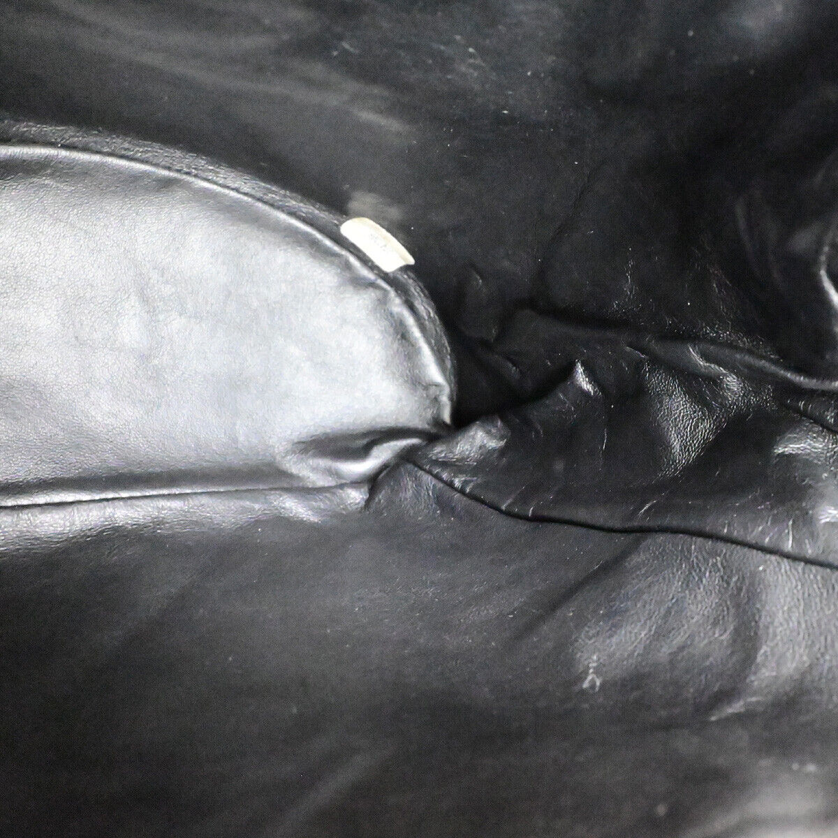 CHANEL CC Logo Matelasse Chain Backpack Bag Leather Black GHW Vintage 325RK673