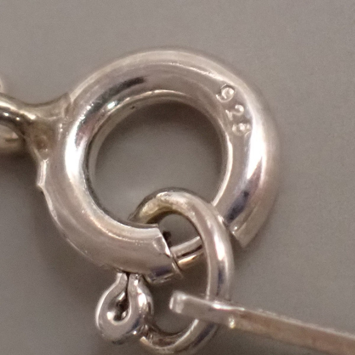 Tiffany & Co. Logo Tear Drop Chain Necklace Pendant Ag 925 Silver 09YH712