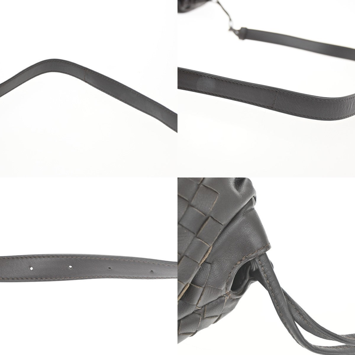 BOTTEGA VENETA Intrecciato Shoulder Bag Leather Brown Italy 245590 53RL672