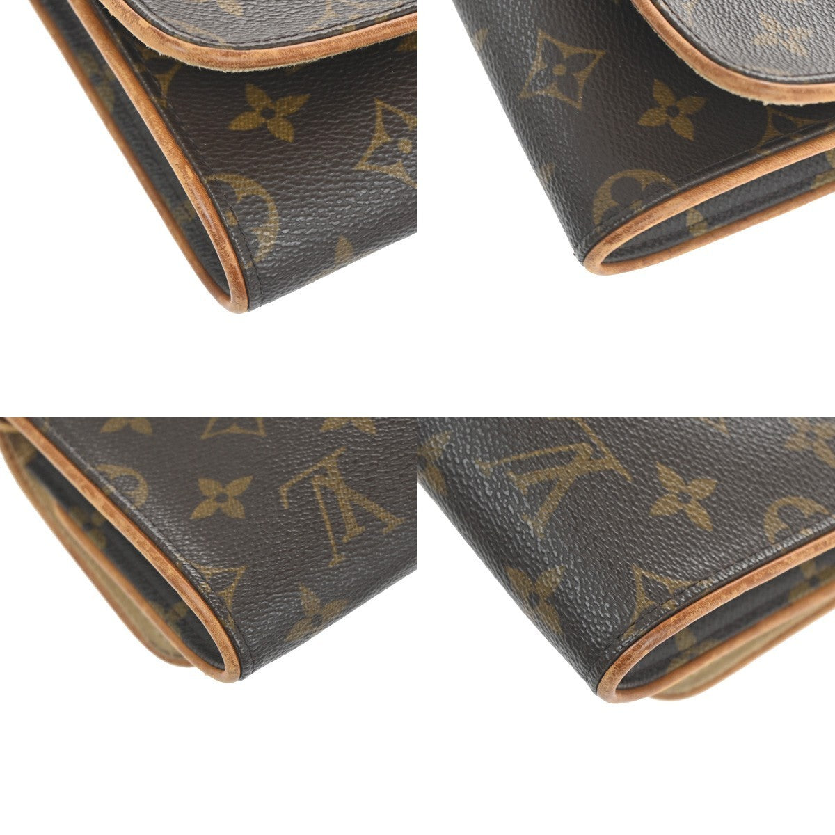 LOUIS VUITTON Pochette Twin GM 2Way Shoulder Bag Monogram Brown M51852 36KC549