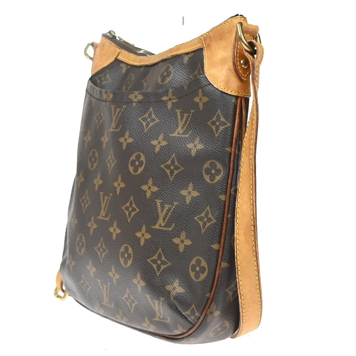 LOUIS VUITTON Odeon PM Shoulder Bag Monogram Leather Brown France M56390 83YH994