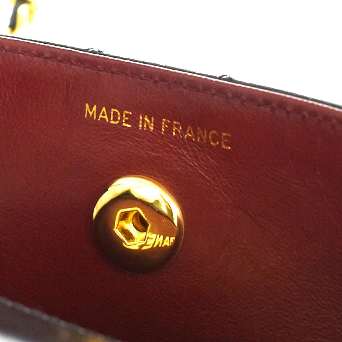 CHANEL CC Mini Matelasse Chain Shoulder Bag Leather Black GHW Vintage 386RC974