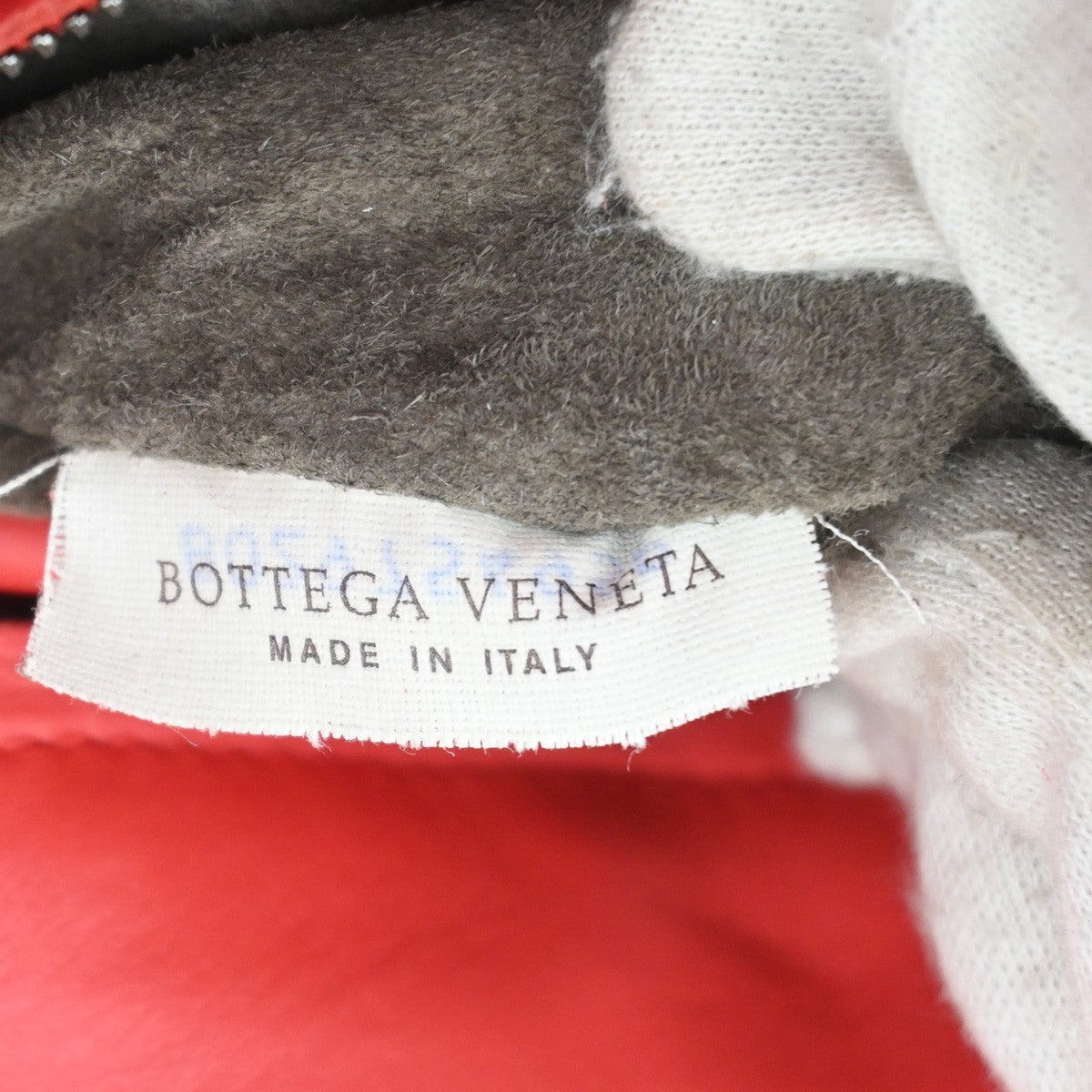 BOTTEGA VENETA Logo Intrecciato Roma 2way Shoulder Hand Bag Leather Red 91MA415