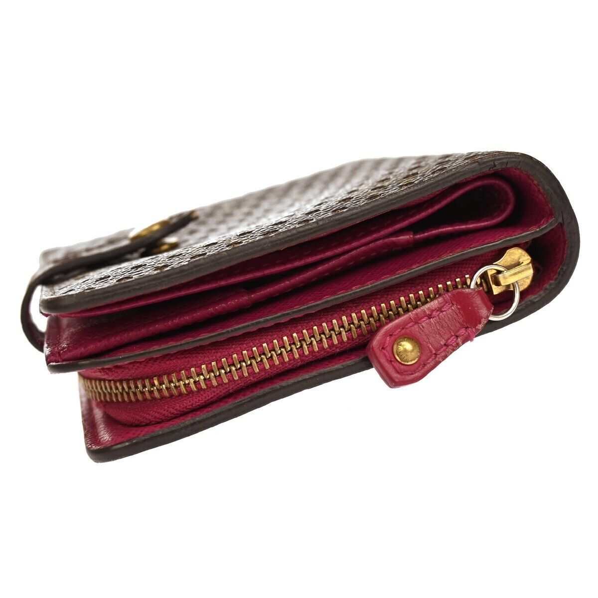 LOUIS VUITTON Compact Zip Bifold Wallet Monogram Perfo Leather BN M95188 38GA186