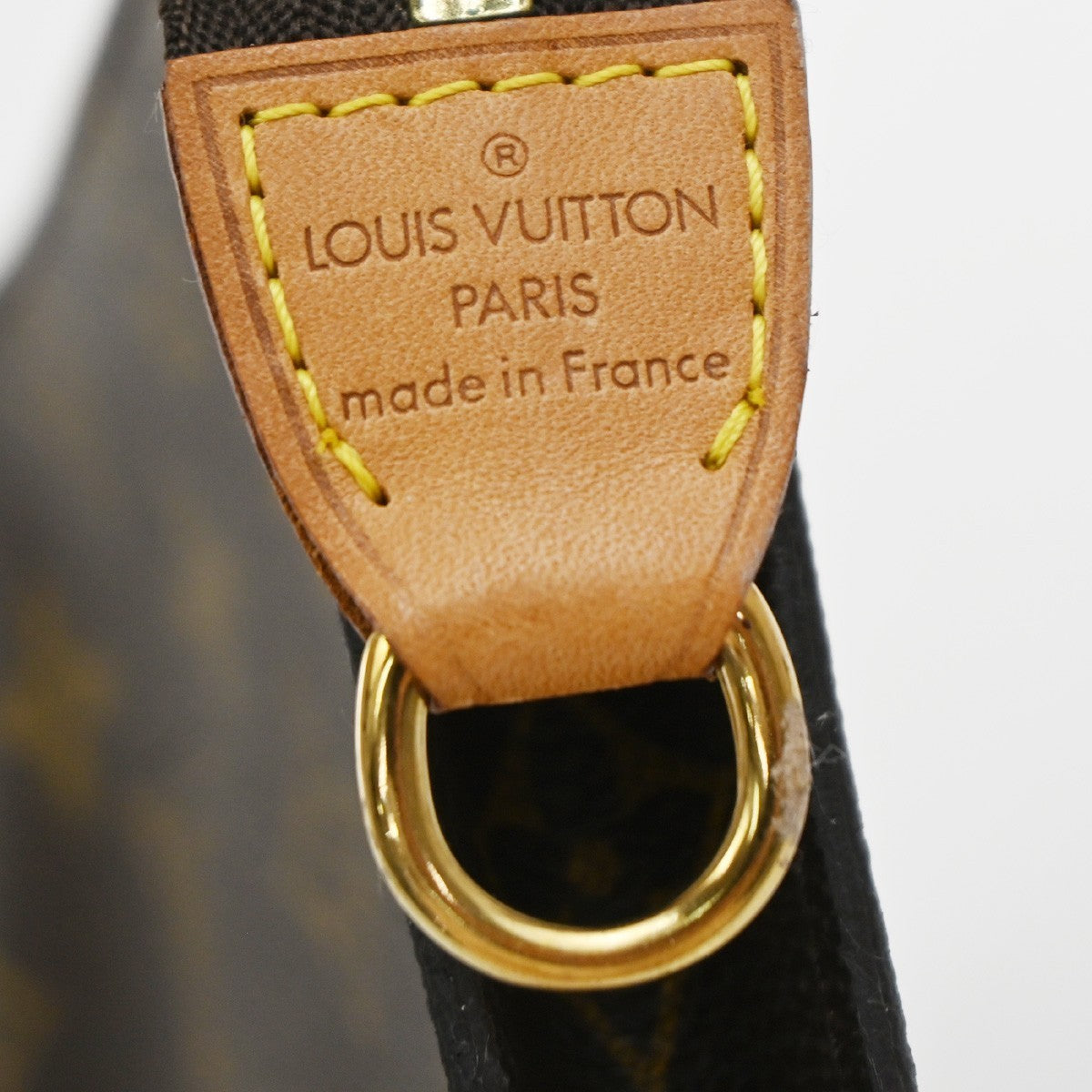 LOUIS VUITTON LV Bucket PM Clutch Pouch Bag Monogram Leather France 05EG202