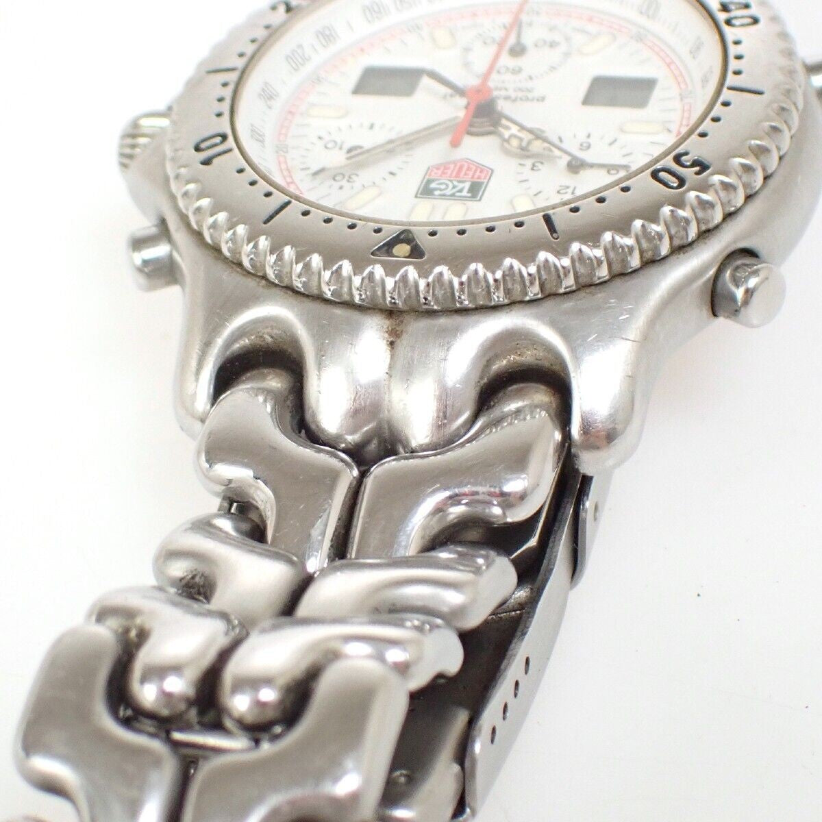 TAG HEUER Logo SEL Wrist watch CG1111-0 Quartz Stainless Steel Silver 71LC518