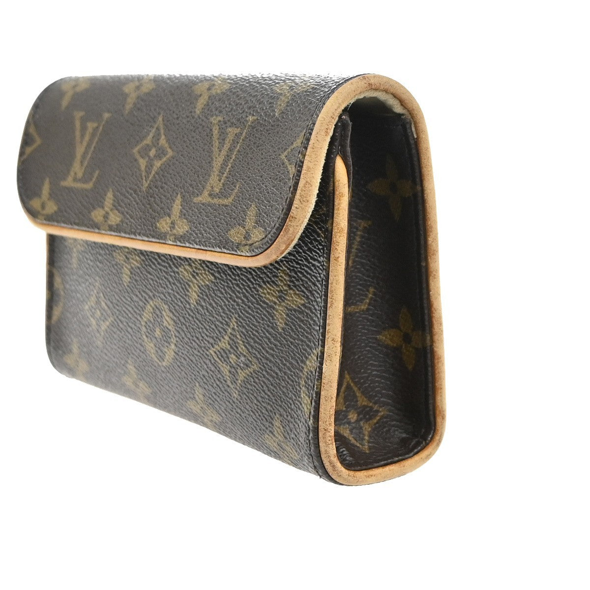 LOUIS VUITTON Pochette Florentine Bum Bag Monogram Leather Brown M51855 65MA526