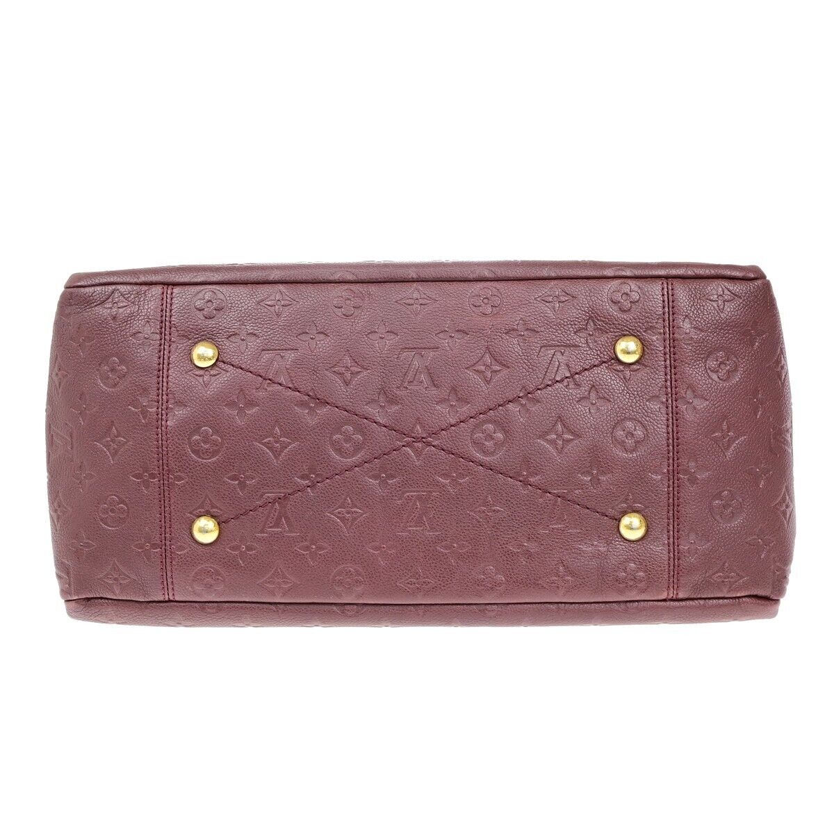 LOUIS VUITTON Artsy MM Shoulder Bag Monogram Empreinte Red M93451 614EE043