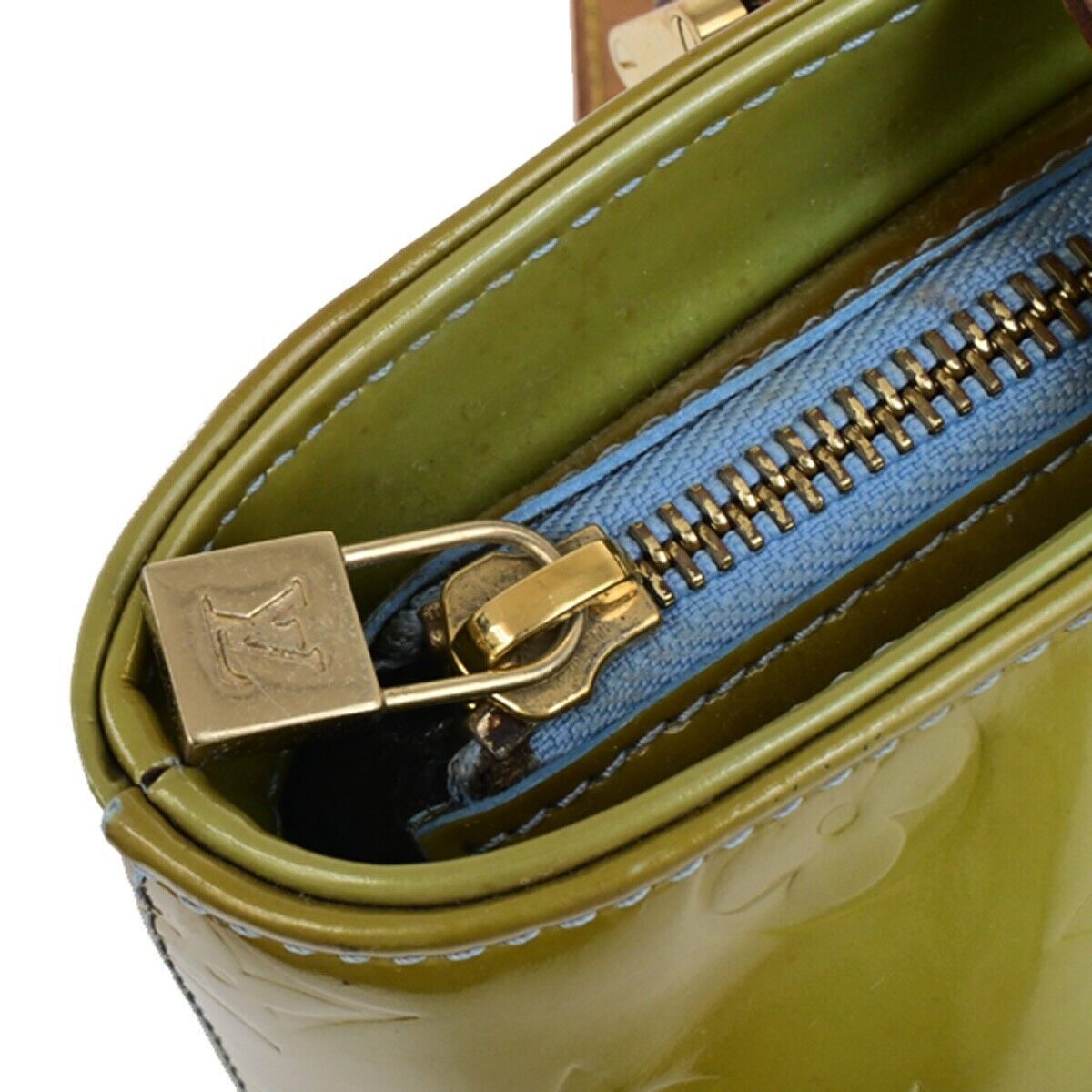 LOUIS VUITTON Houston Shoulder Bag Monogram Vernis Leather Yellow M91303 09ED927