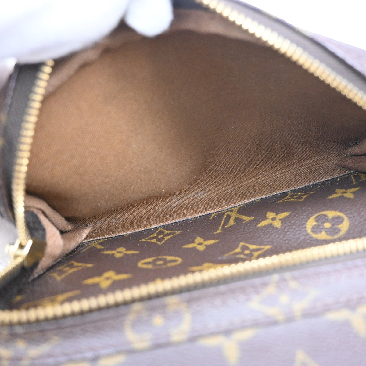 LOUIS VUITTON Montsouris GM Backpack Bag Monogram Leather Brown M51135 59KA641