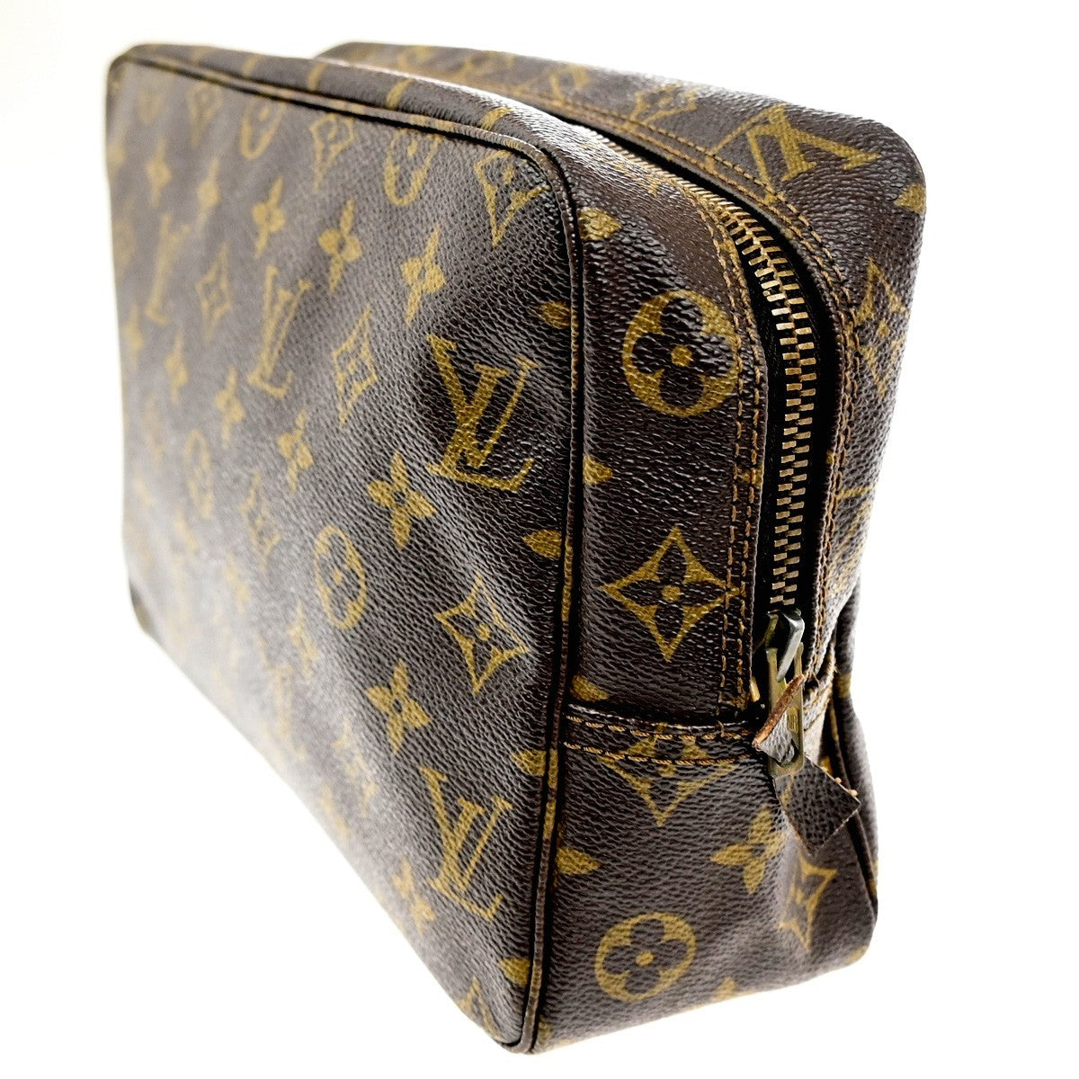 LOUIS VUITTON Trousse Toilette 28 Clutch Hand Bag Monogram Brown M47522 62KP458
