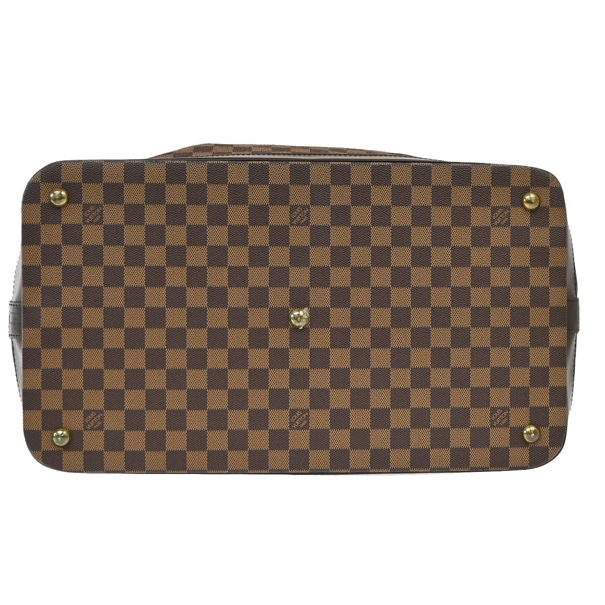LOUIS VUITTON Grimaud Travel Hand Bag Damier Ebene Leather Brown N41160 25PA018