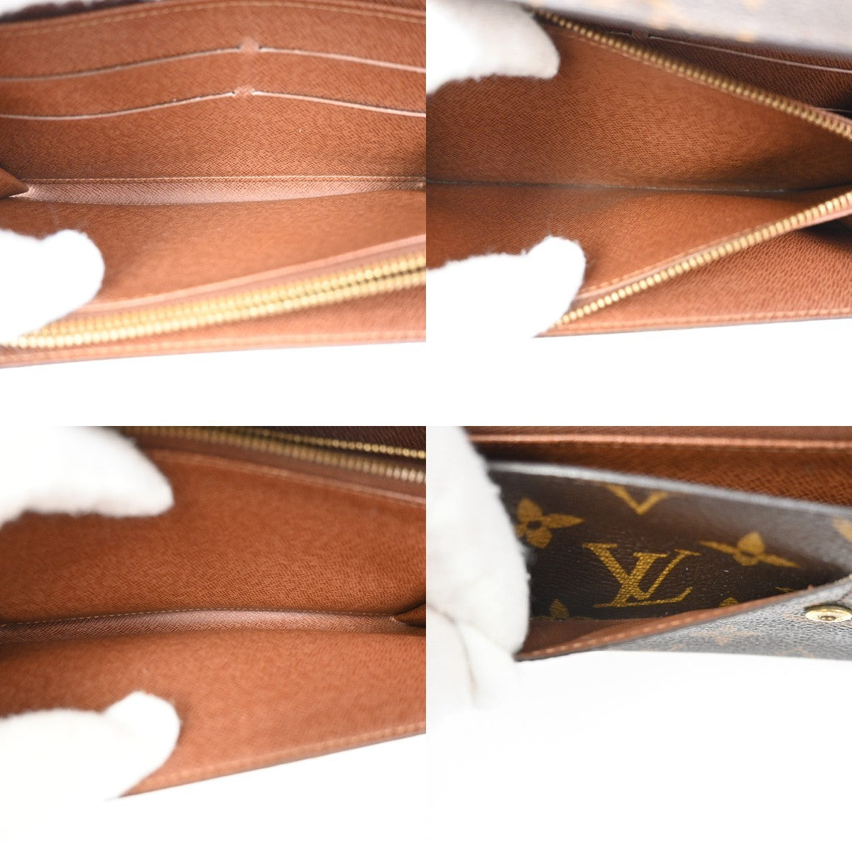 LOUIS VUITTON Porte Monnaie Credit Long Wallet Monogram Leather M61725 66KB638