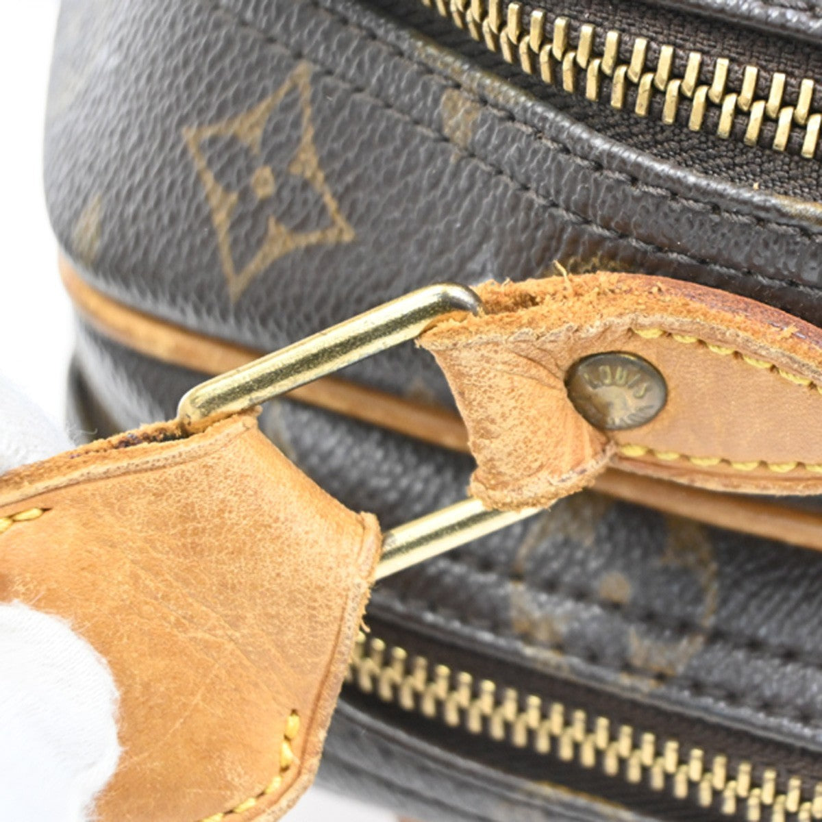 LOUIS VUITTON Reporter PM Crossbody Shoulder Bag Monogram Leather M45254 81KC666