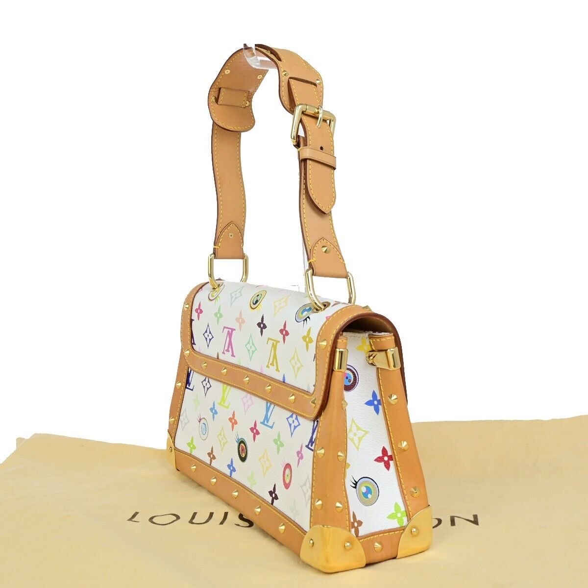 LOUIS VUITTON Eye Love Sac Rabat Shoulder Bag Monogram Multi WE M92055 865RK665