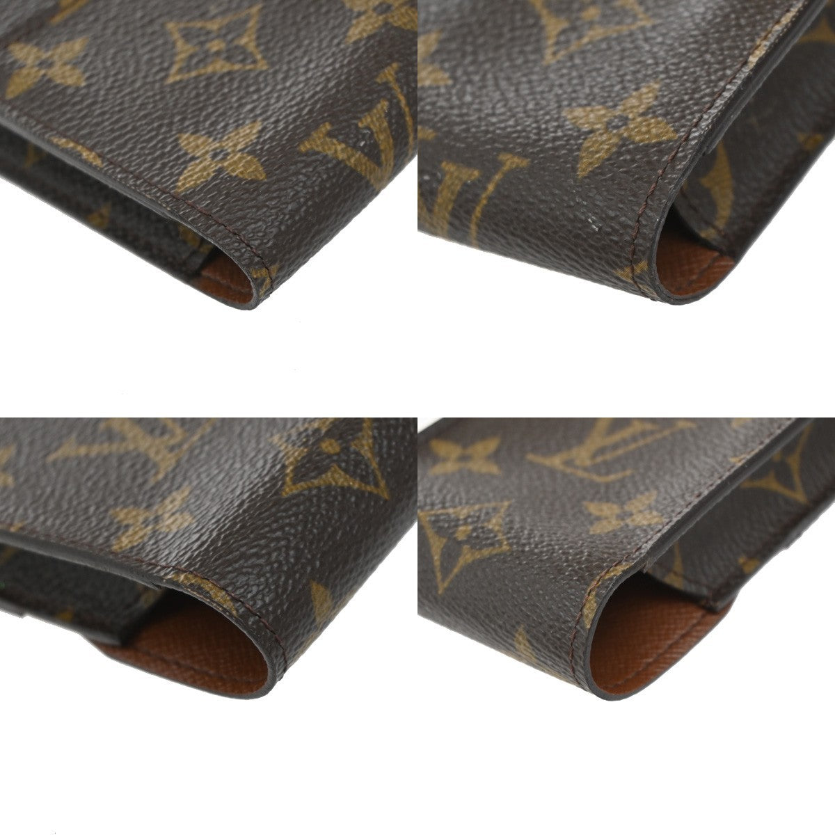 LOUIS VUITTON Etui Cigarette Case Monogram Leather Brown M63024 08KB380