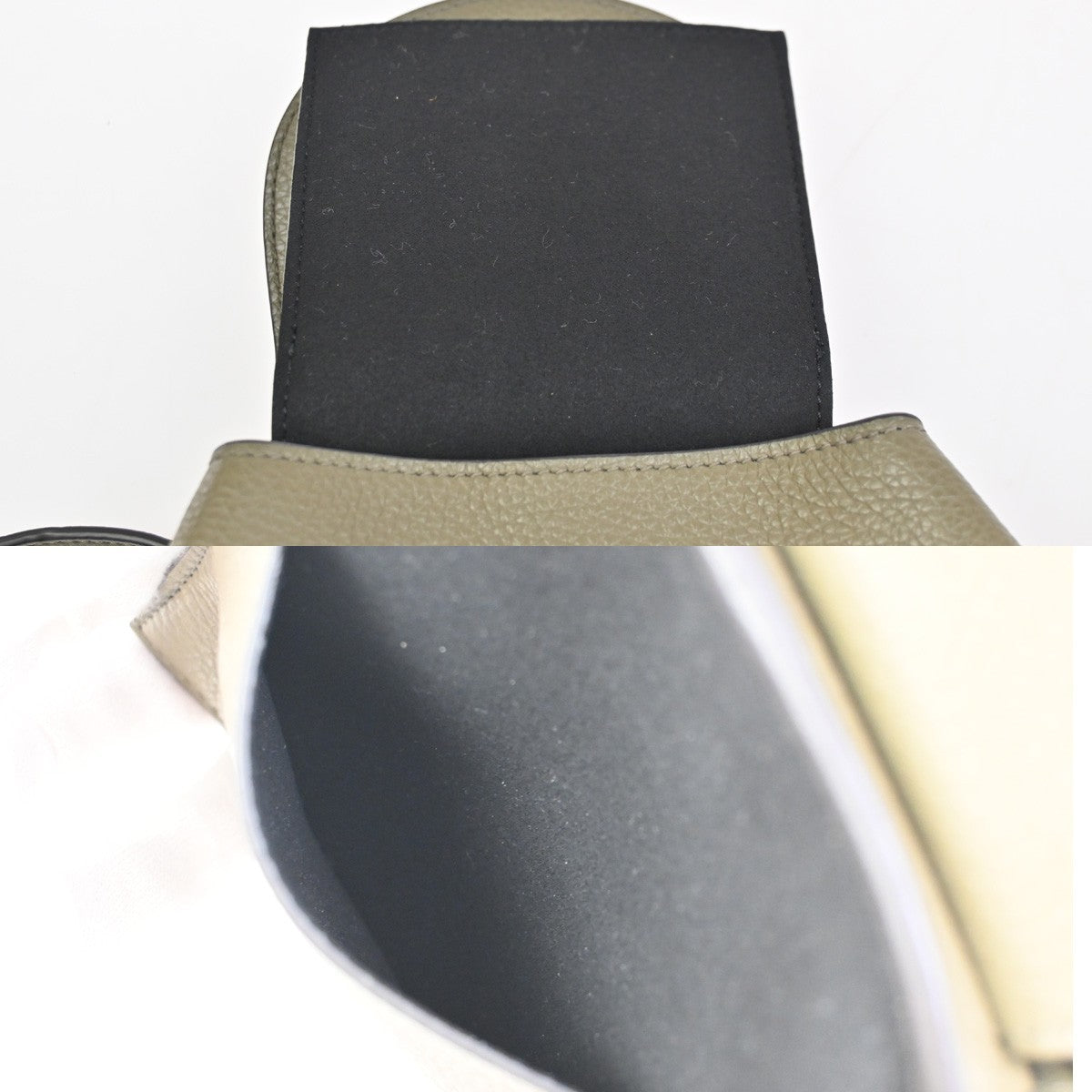 SALVATORE FERRAGAMO Gancini Backpack Bag Leather Green GHW Italy 86KD086